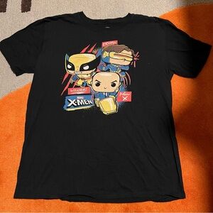 MARVEL Funko POP X-Men Wolverine Graphic Comic Cartoon Tee T-Shirt Large